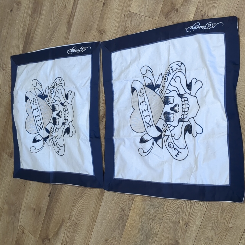 Ed Hardy Home Collection Christian Audigier Pillowcase Set of 2